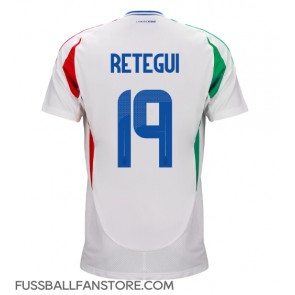 Italien Mateo Retegui #19 Replik Auswärtstrikot EM 2024 Kurzarm